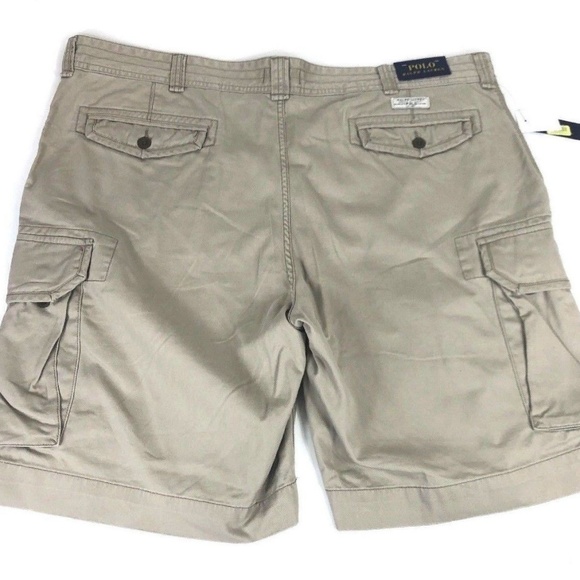 Polo Ralph Lauren Khaki Relaxed Fit Cargo Shorts - Picture 3 of 6
